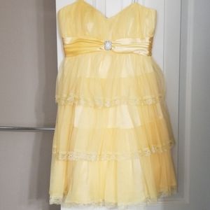 Morgan & Co Strapless Dress - Juniors